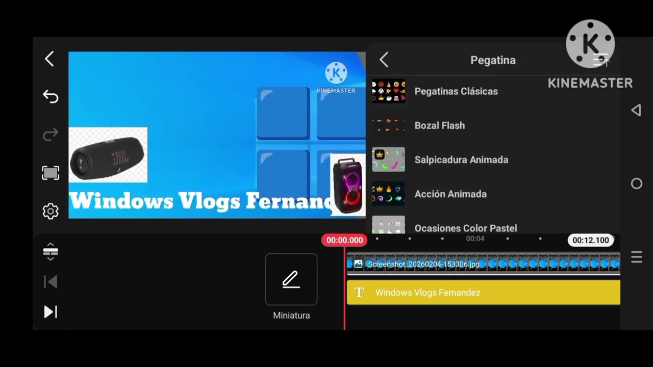 Windows Vlogs Fernandez Logo Remake Speedrun Kinemaster 9x Speed 