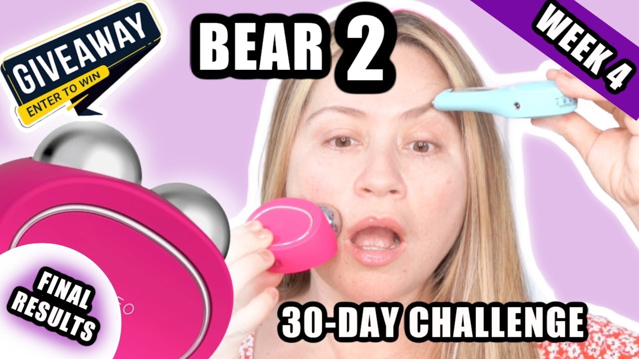 FOREO BEAR 2 | WEEK 4🔸 30-DAY CHALLENGE | FINAL RESULTS + BONUS TUTORIALS  #foreo #bear2