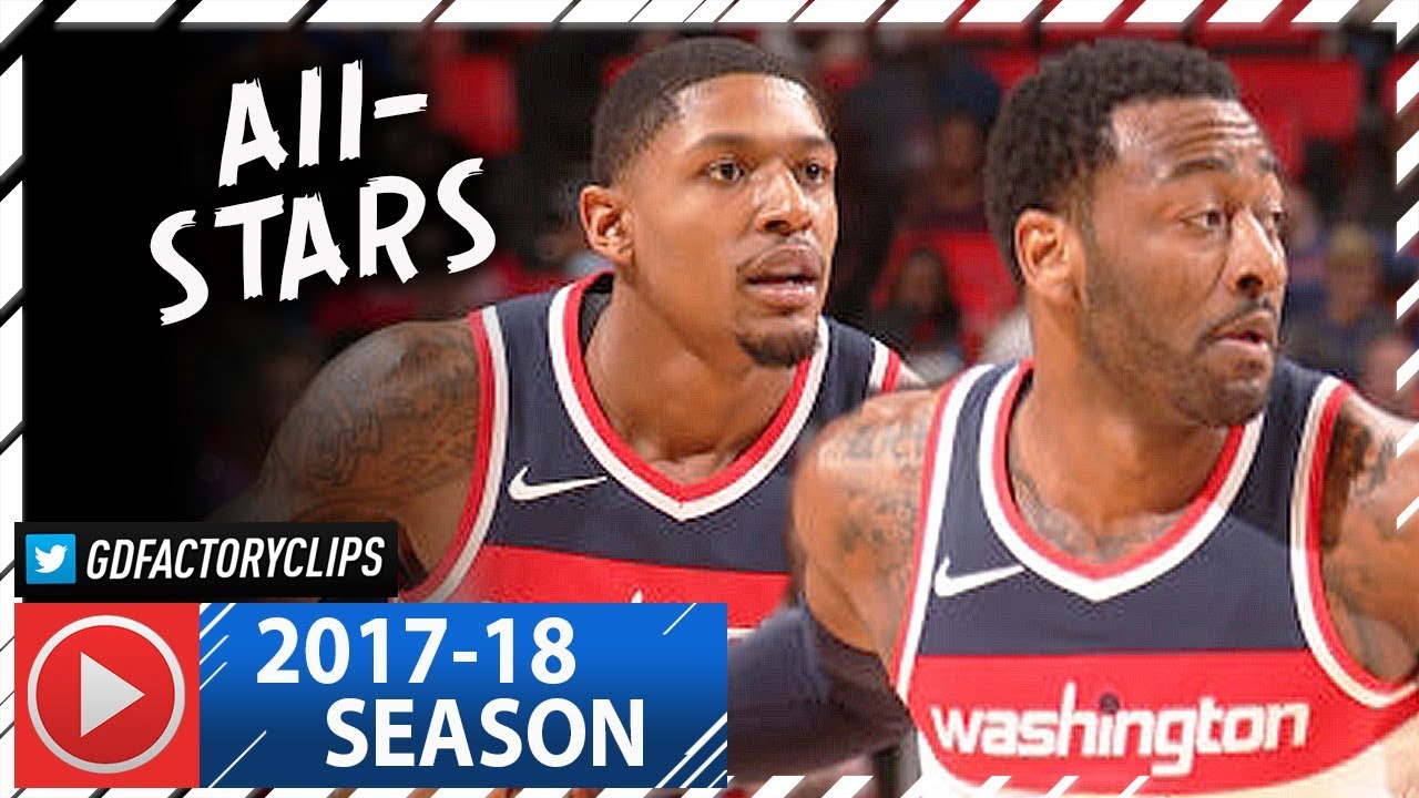 John Wall & Bradley Beal Full Highlights vs Pistons (2018.01.19) - 42 Pts Combined, CLUTCH!