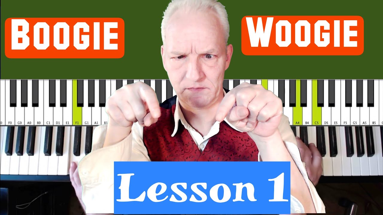 Boogie Woogie Piano Lesson 2, complete chorus explained.