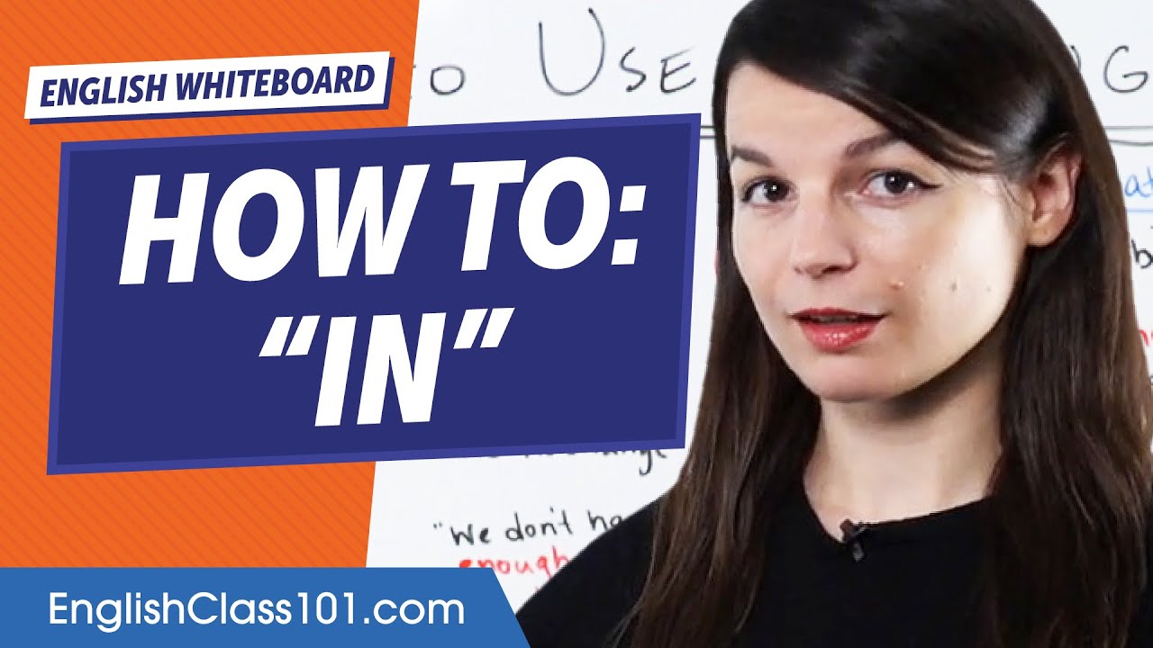 How to Use the Preposition "In" | Learn English Grammar for Beginners