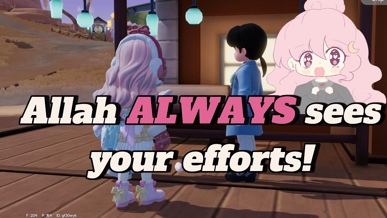 Allah APPRECIATES all you do (especially when no one else does!)