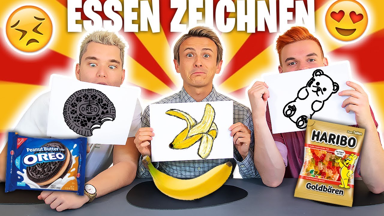 Wer besser MALT darf ESSEN 🍌🍫 | mit Gewitter im Kopf