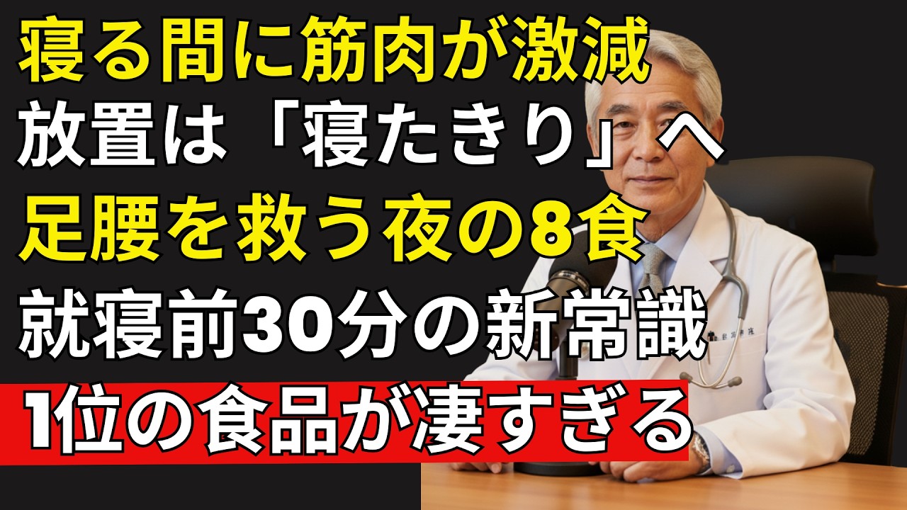 60歳を過ぎると筋肉が急減少！寝る30分前に「これ」を食べるだけで筋肉がよみがえる！？ | 高齢者の健康