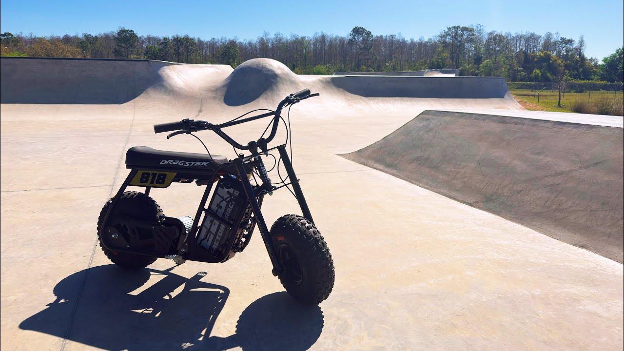Going to the skatepark in my new eBox Dragster - First Vlog