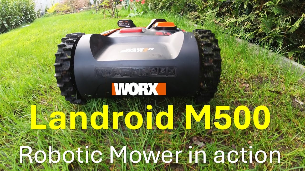 WORX Landroid M500  in action