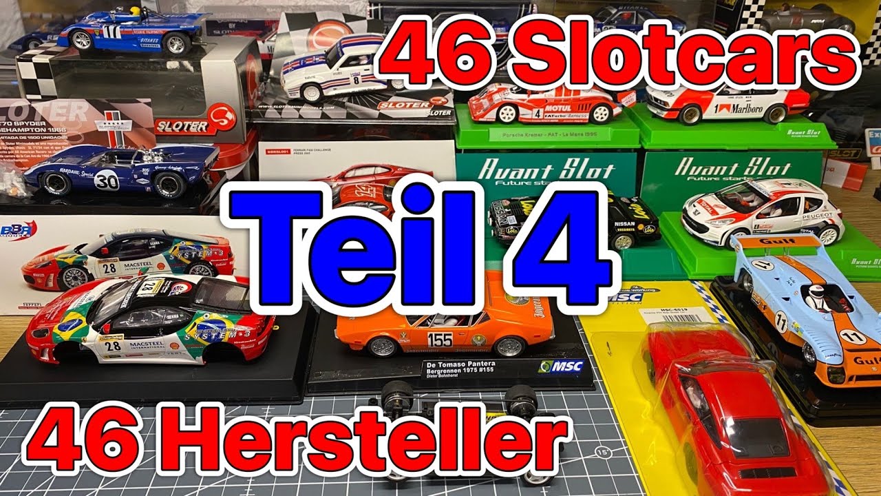 46 Slotcars von 46 verschiedenen Herstellern - Teil 4
