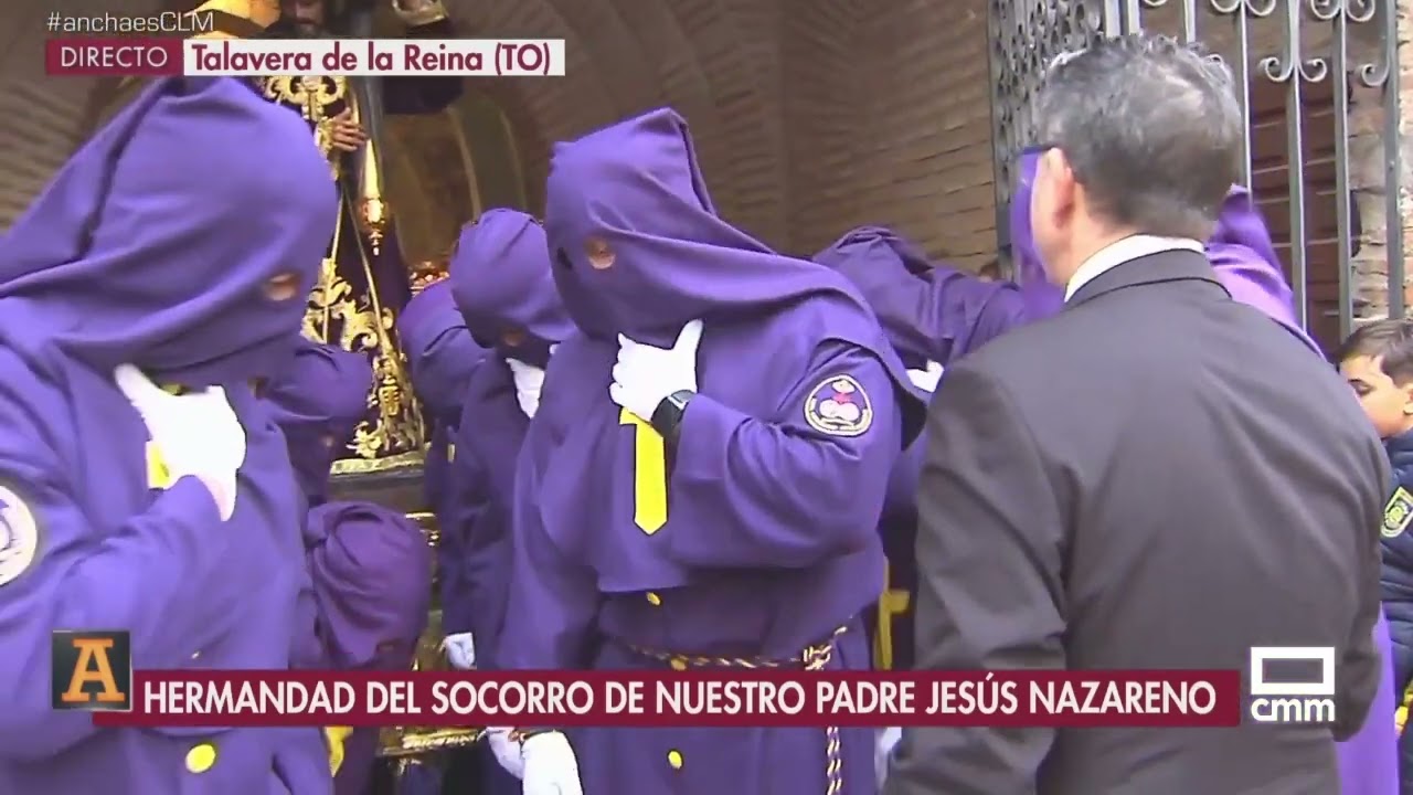 En Viernes Santo por la Tarde solo salió la hermandad de los nazarenos en Talavera de la Reina