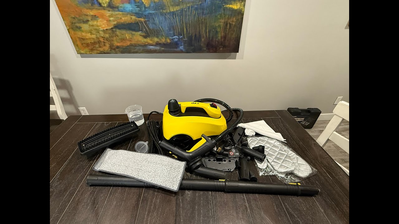 One steam cleaner for floors, cars, and more