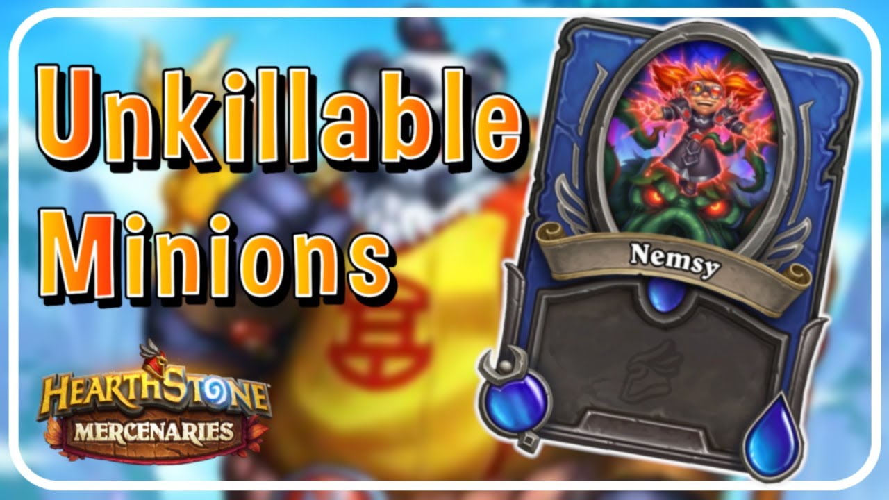 Суперпризыв: Неубиваемые существа! Наёмники Hearthstone |