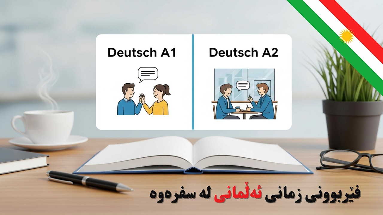 🗣️ بە ئەڵمانی قسە بکە! | ١٠٠ ڕستەی بنەڕەتی بۆ ئاستی A1-A2 🇩🇪