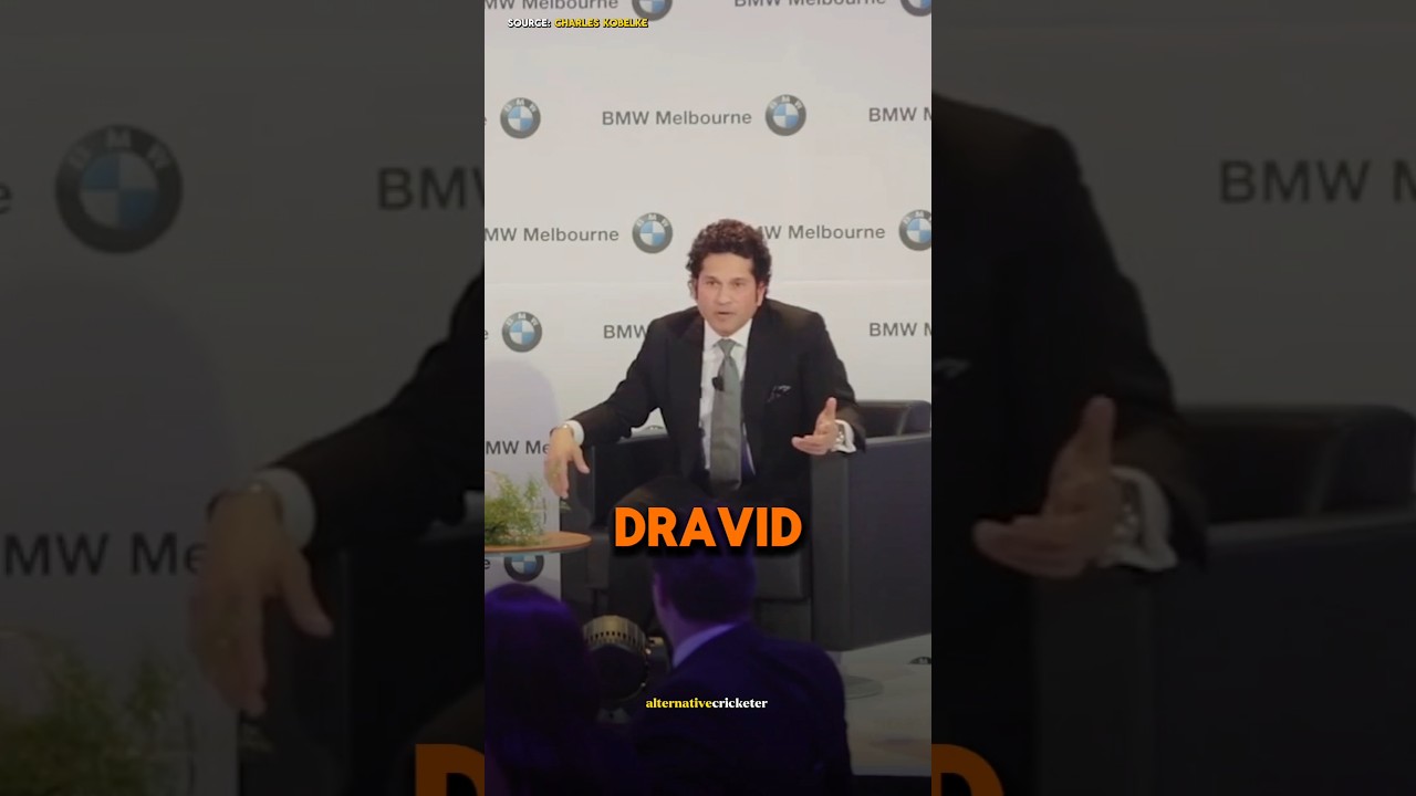 Rahul Dravid and I thought of a strategy for reverse swing. #rahuldravid #sachintendulkar #cricket