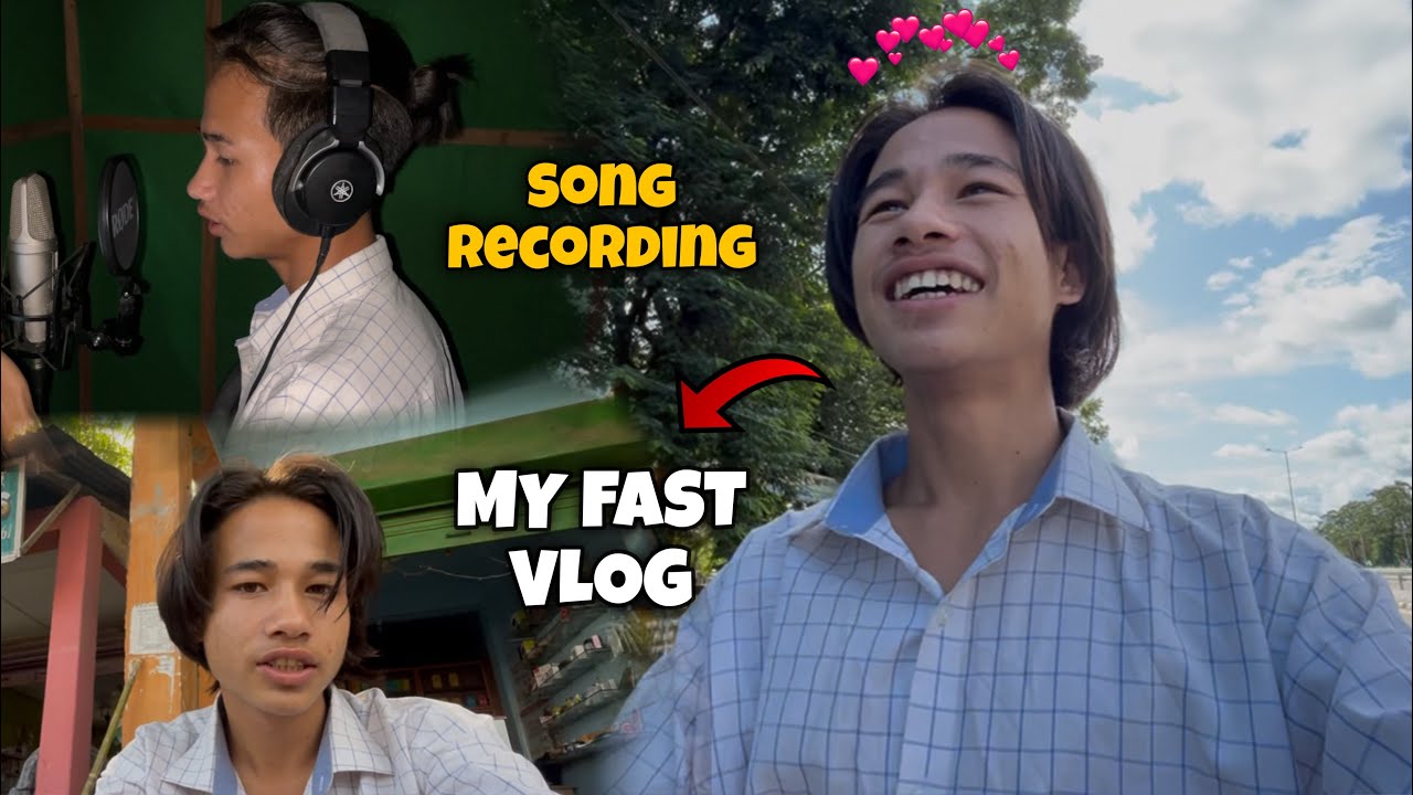 SONG RECORDING VLOG || MY FAST VLOG || NEW SONG FWIGASINW GUYS || @S.SRapper 