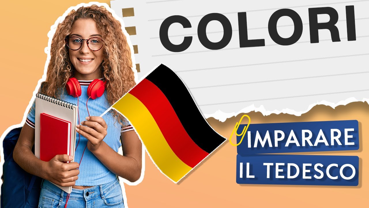 12 COLORI IMPORTANTI 🇩🇪 IMPARARE IL TEDESCO