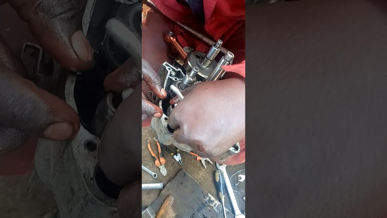 how to set a motorbike gear box(dt yamaha 175cc part 2)
