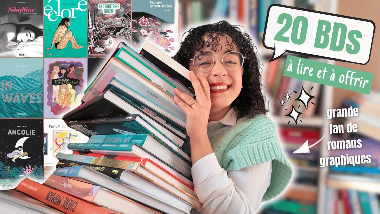 20 BANDES DESSIN&Eacute;ES &agrave; LIRE et &agrave; OFFRIR 📚💭✨ mes romans graphiques lus en 2025
