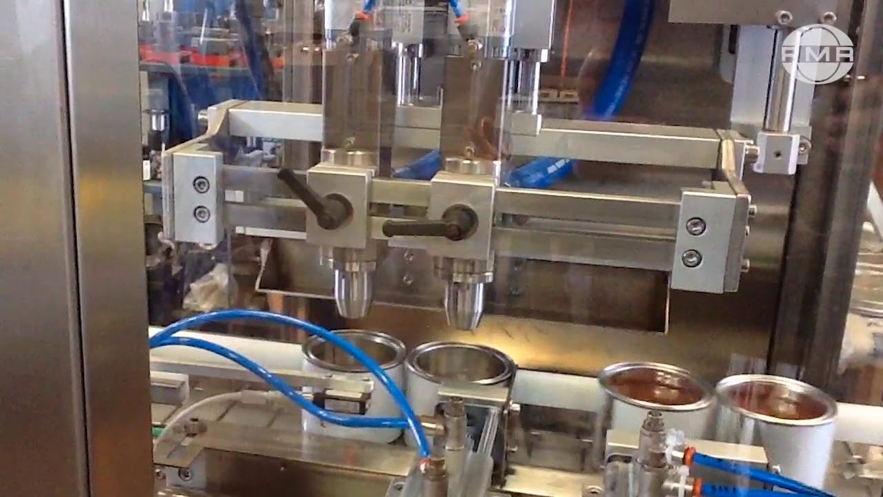 LINEA DI RIEMPIMENTO E TAPPATURA PER BARATTOLI DI VERNICE