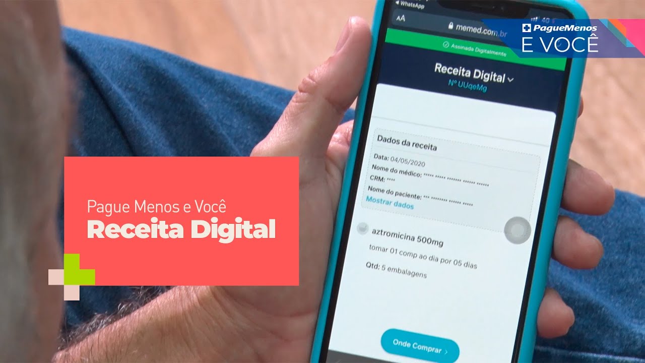 Pague Menos E Voc&ecirc; &ndash; Receita Digital