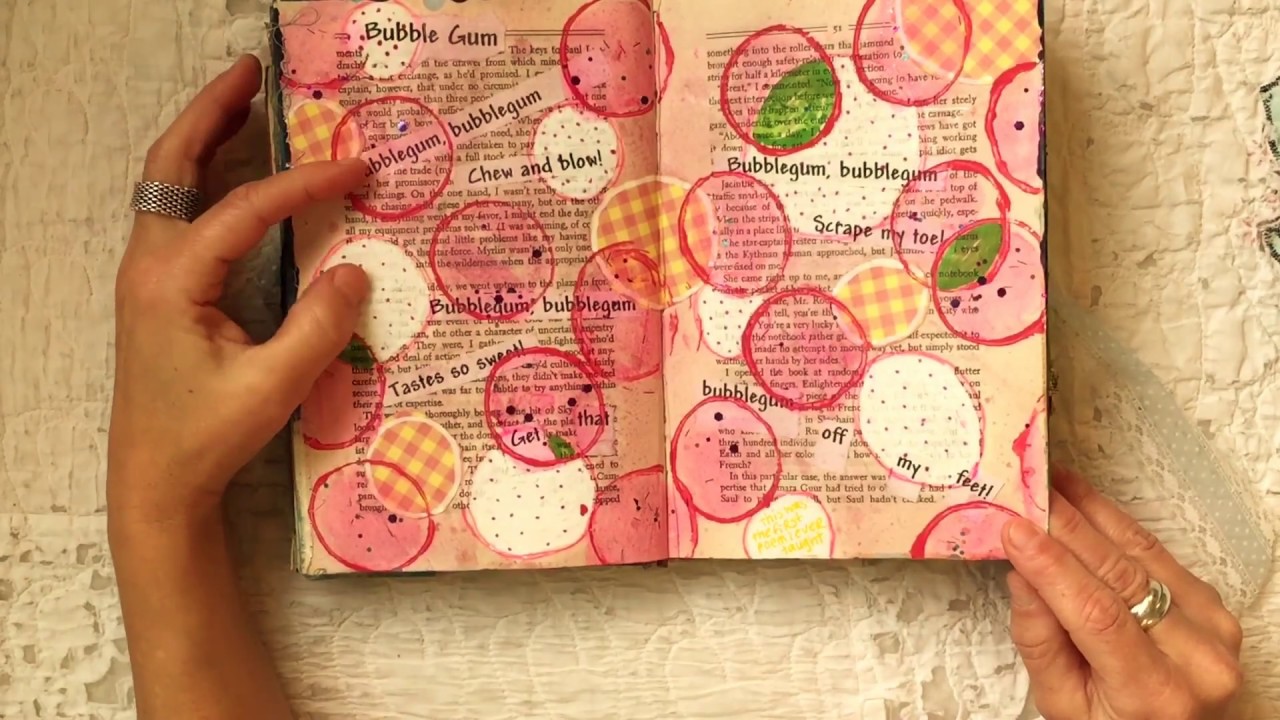 Altered Book Flip Through::Poetry Journal