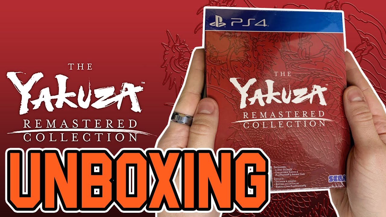Распаковка Yakuza Remastered Collection (PS4)