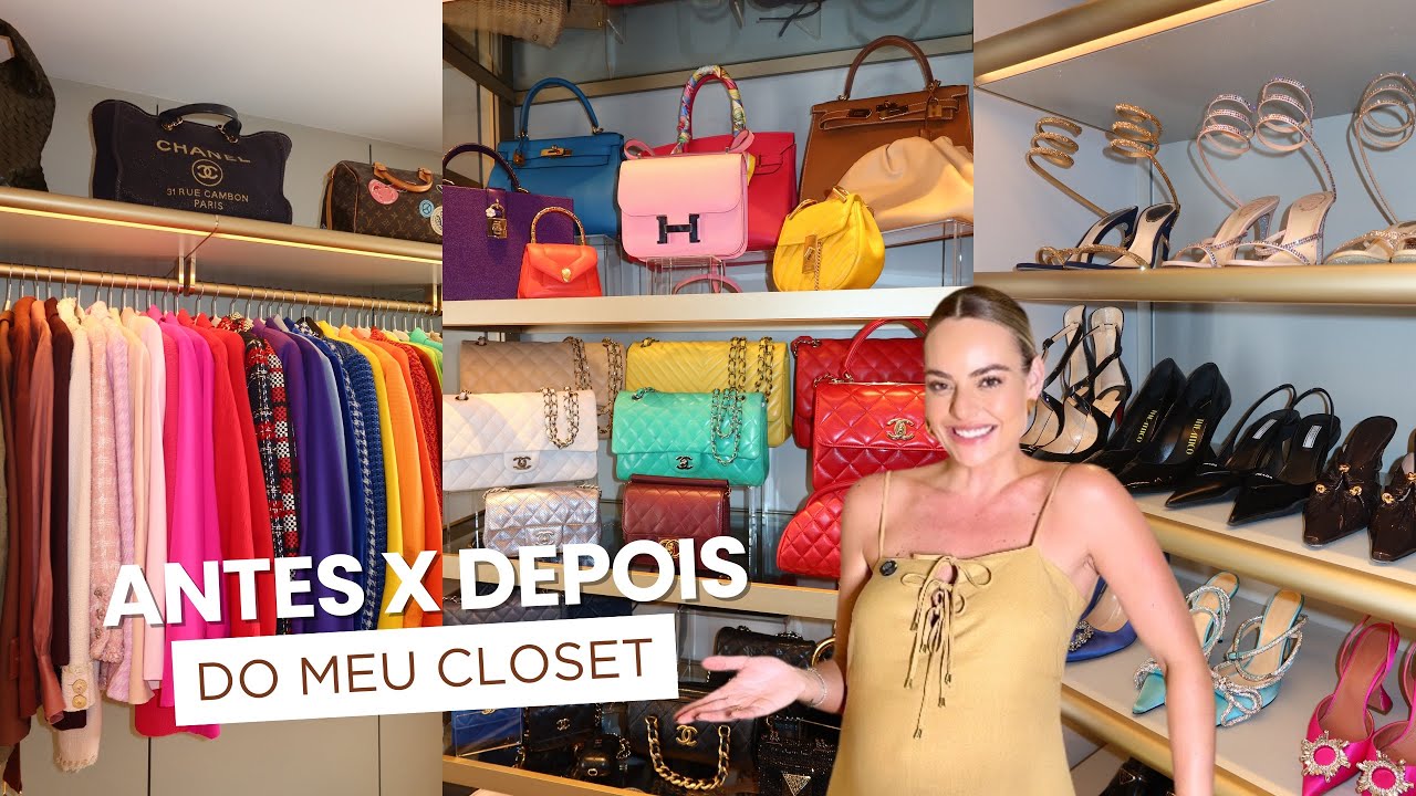 ORGANIZANDO meu CLOSET + DICAS de organização!