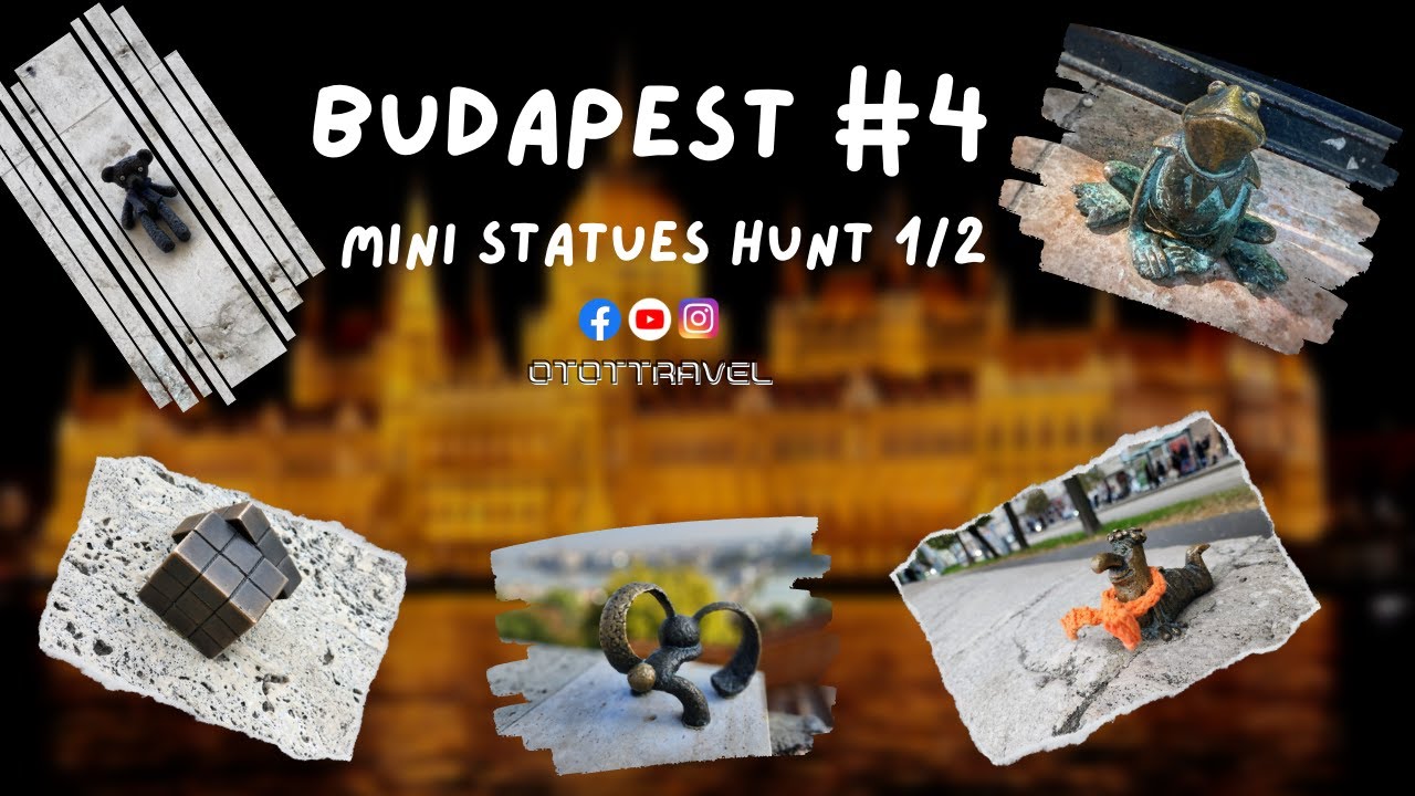 Budapest #4 Mini statues Hunt #1... A unique way to explore Budapest.
