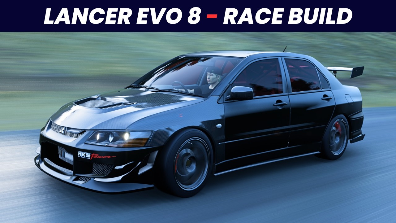 Forza Horizon 5 - 830HP Mitsubishi Lancer Evo VIII MR, S1-Class Race Build