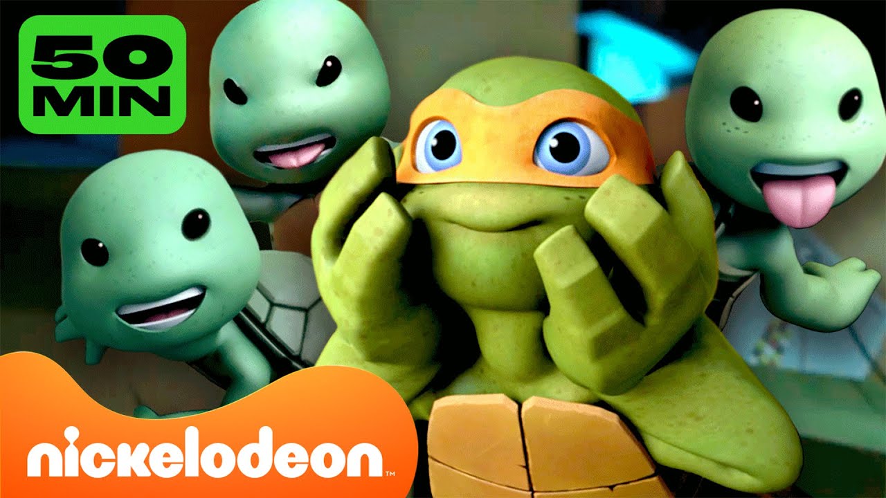 Les Tortues Ninja | 50 minutes des moments les plus mignons de Les Tortues Ninja ! | Nickelodeon