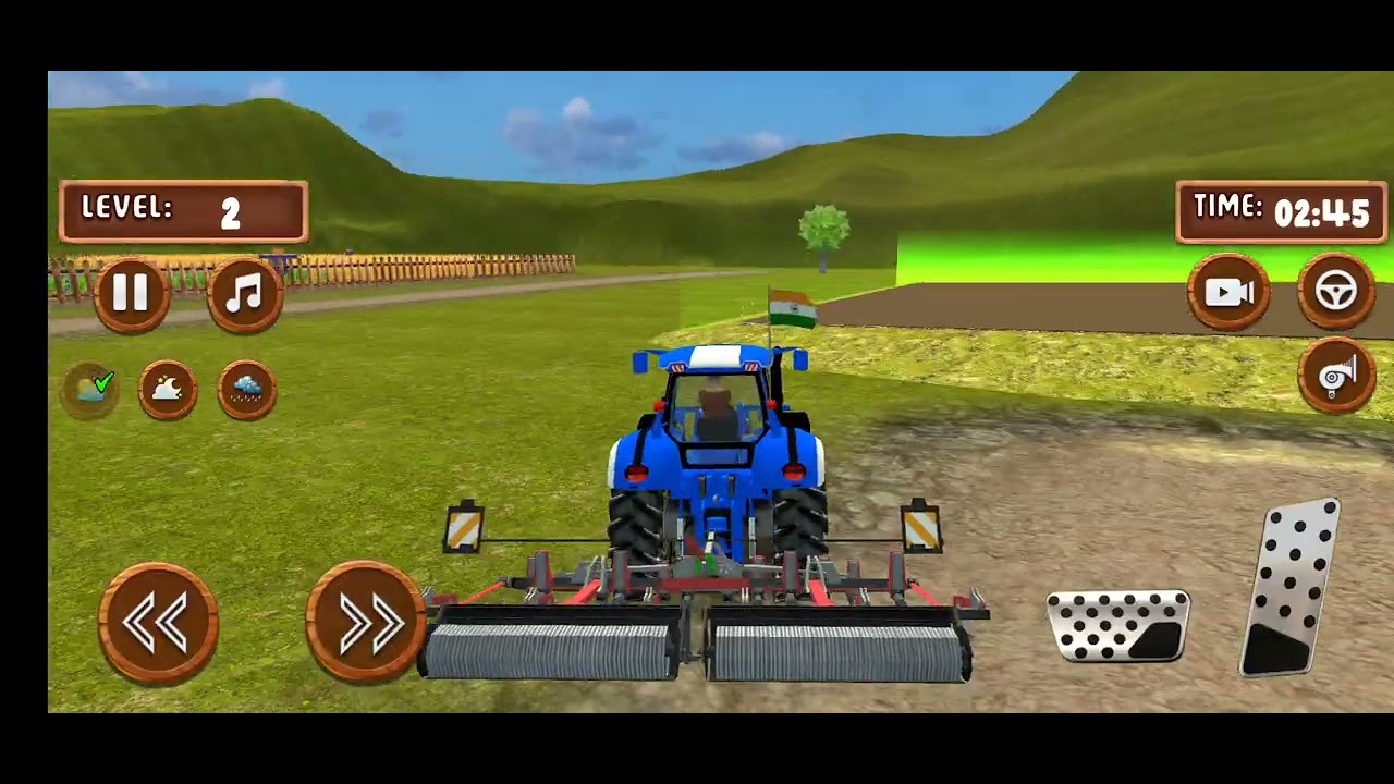 Tractor Game Amazing Gameplay | Real Tractor Driving Missions #TractorGame
