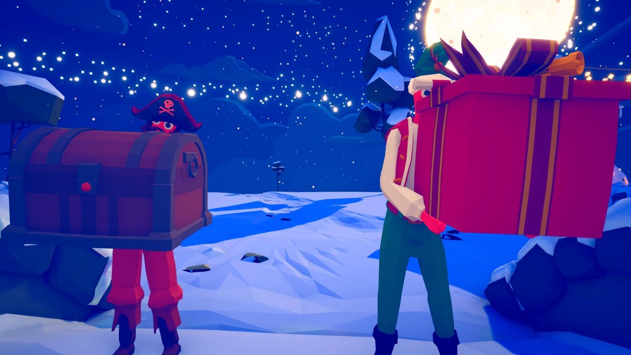 PRESENT ELF + CHEST THROWER vs Custom Units | TABS Totally Accurate Battle Simulator
