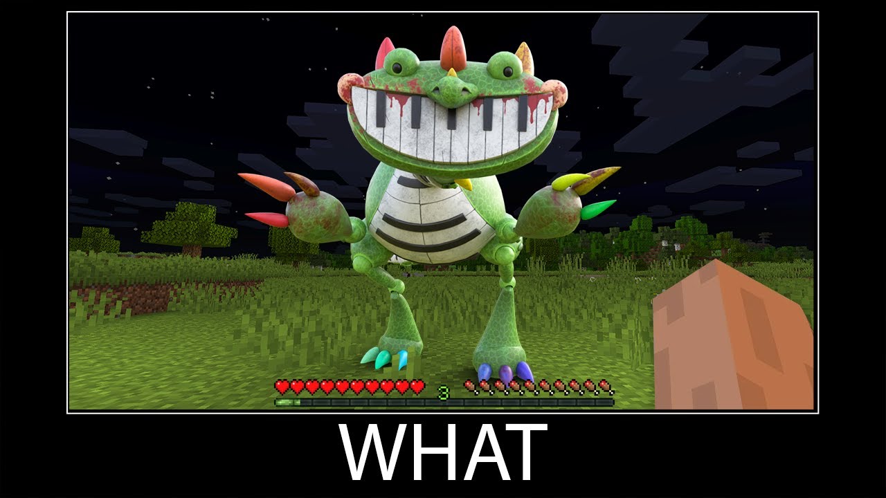 Minecraft wait what meme part 391 realistic minecraft Pianosaurus