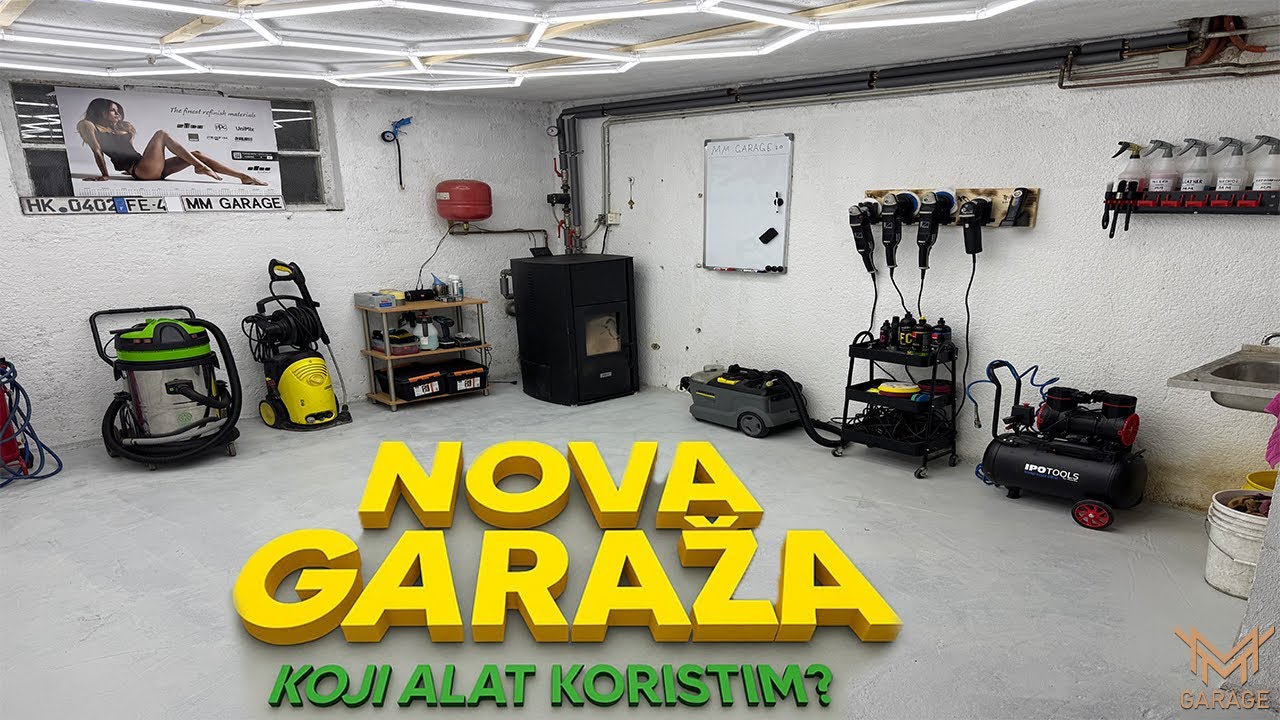 SREDJIVANJE NOVE GARAŽE ZA DETAILING