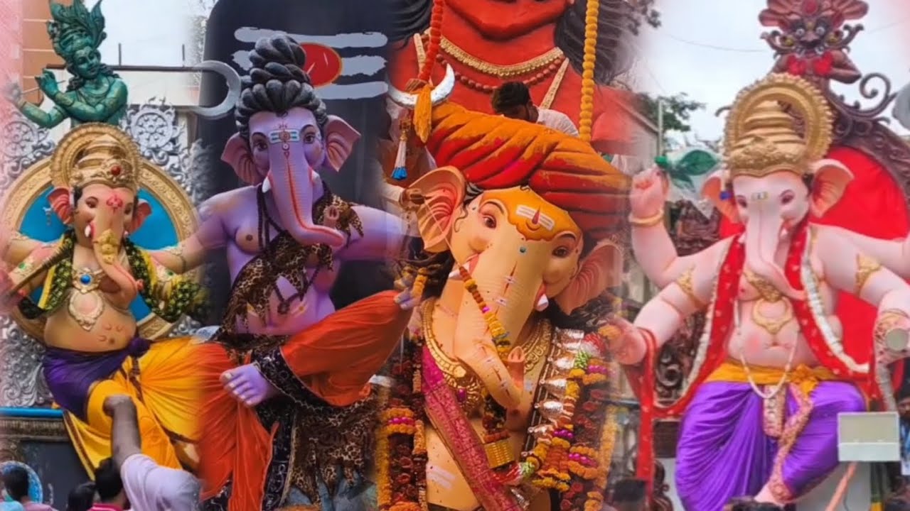 Boriwali-Dahisar Maha Ganpati Highlights Darshan 🌺🙏|Best Maha Aagaman|Mumbai Favourite Festival.
