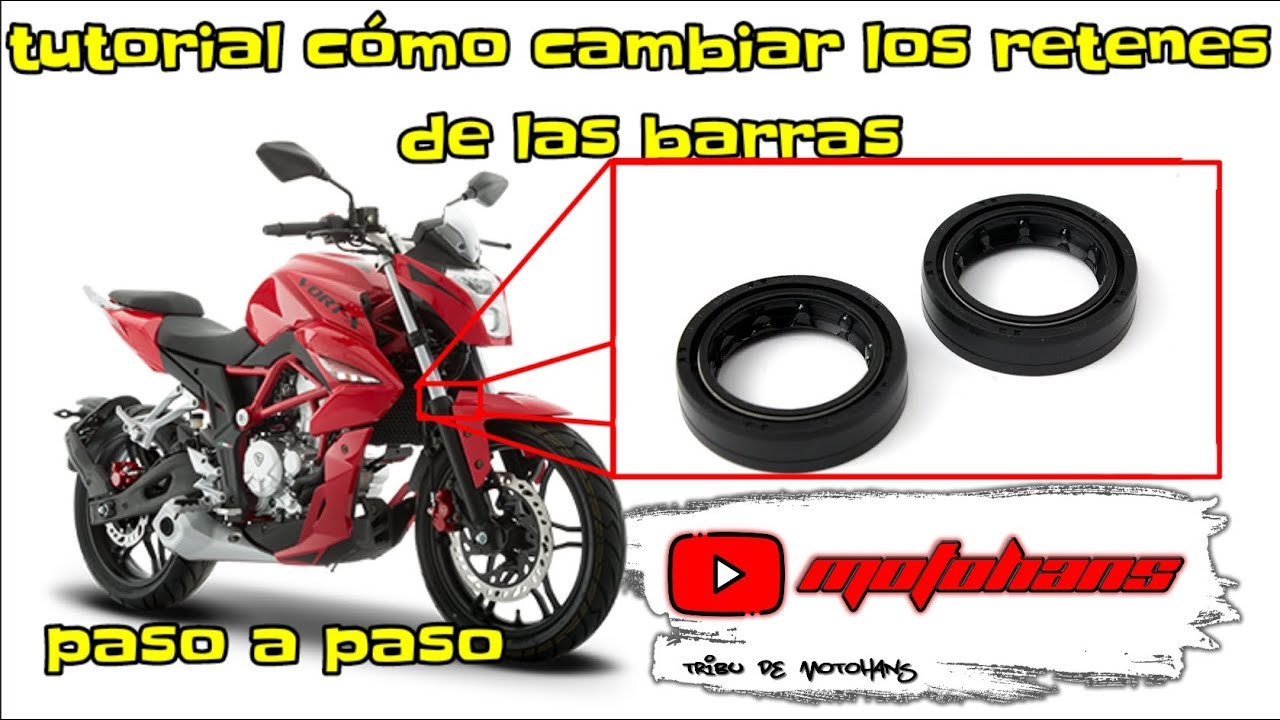 Vortex 300 // cambio de retenes de suspensión tutorial paso a paso