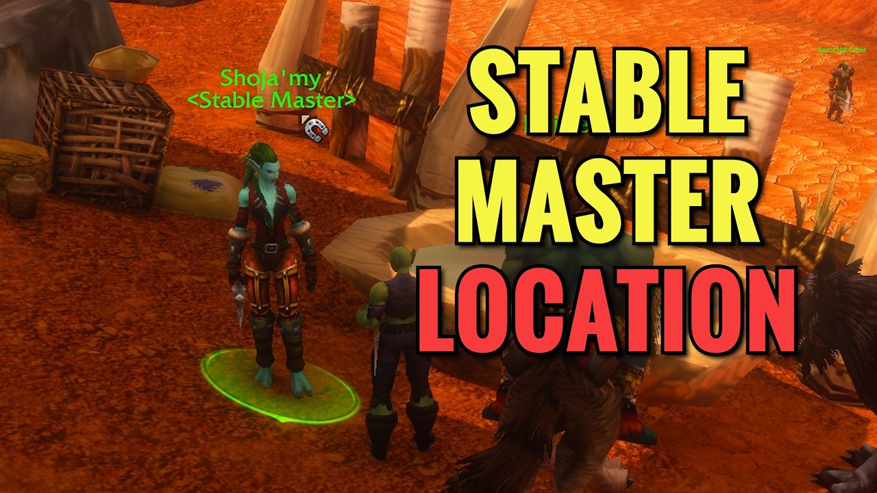 Razor Hill Stable Master Location (WoW Forever/Classic)