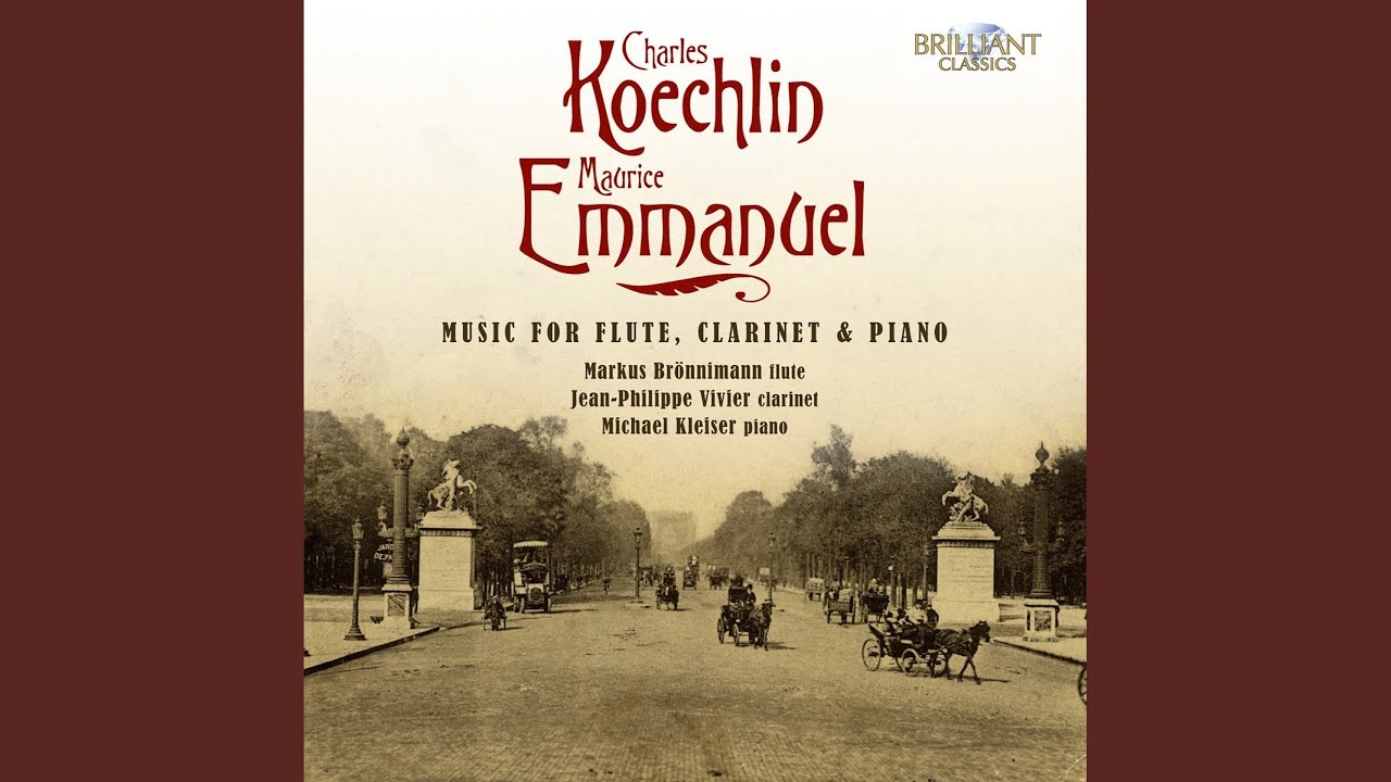 Clarinet Sonata No. 1, Op. 85: II. Andante quasi adagio