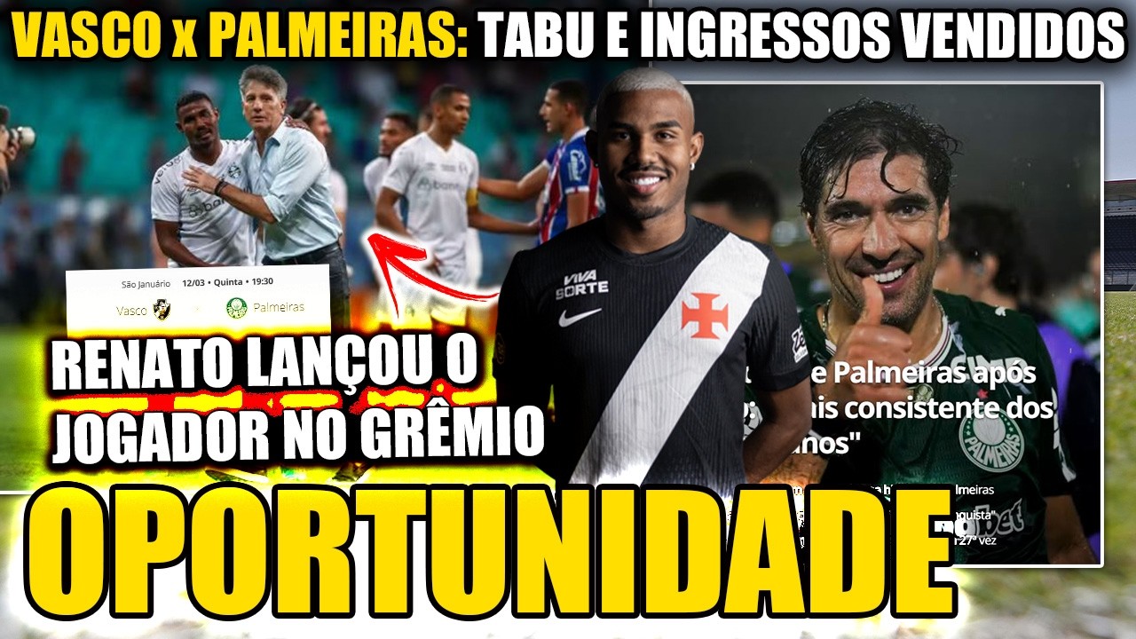 REENCONTRO! CUIABANO TERÁ NOVA CHANCE COM RENATO GAÚCHO | VASCÃO NOTÍCIAS - 2ª EDIÇÃO