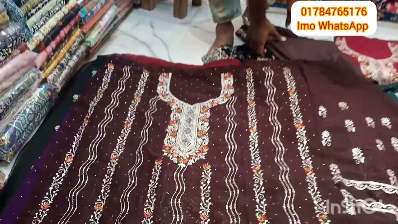 নিউ ঈদ কালেকশন ইন্ডিয়ান জর্জেট ৪ পিস.. ১৭৫০..টাকা 