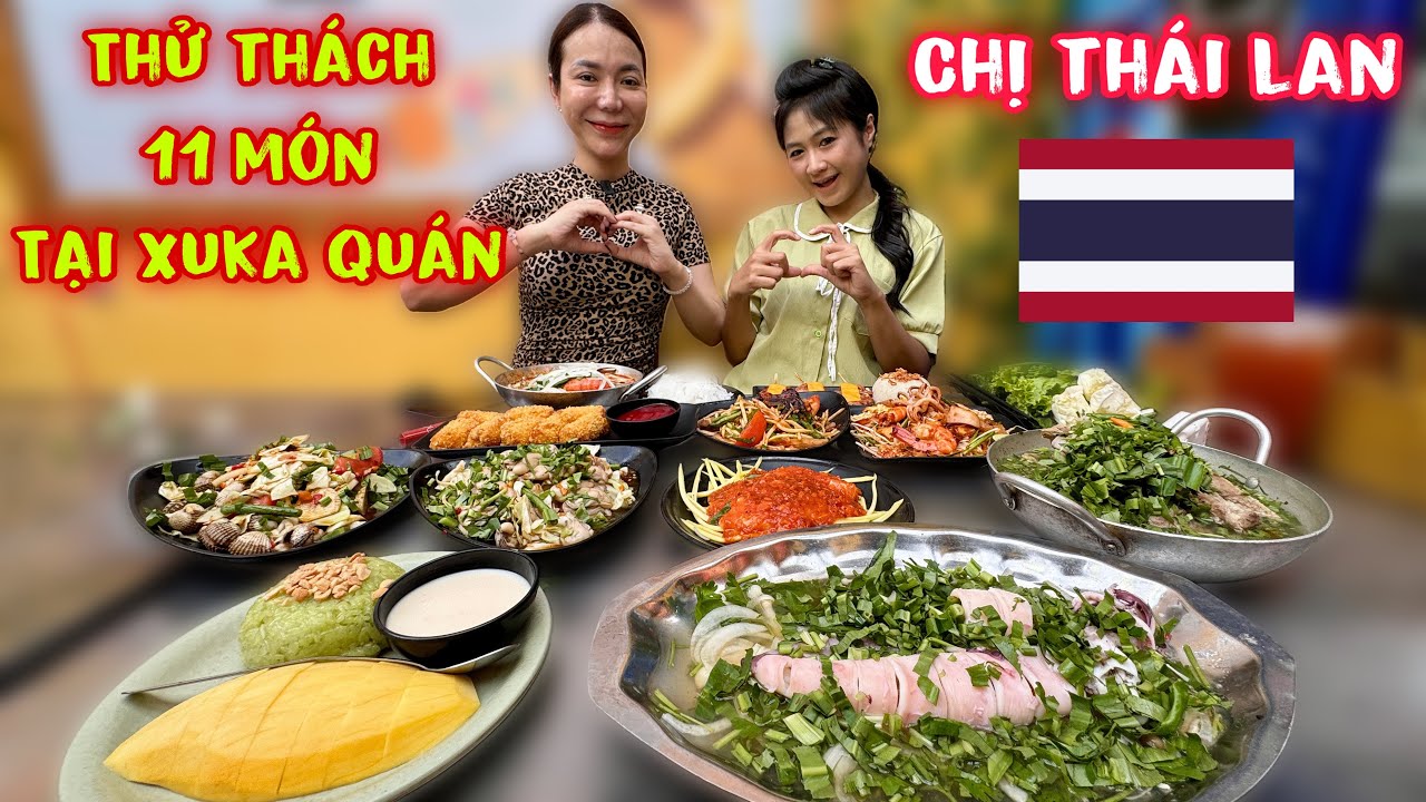 Chị Koi Thái Lan Chinh Phục 11 Món Tại Quán Xuka Thái Vũng Tàu Thắng Nhận Thưởng 5 Triệu Đồng