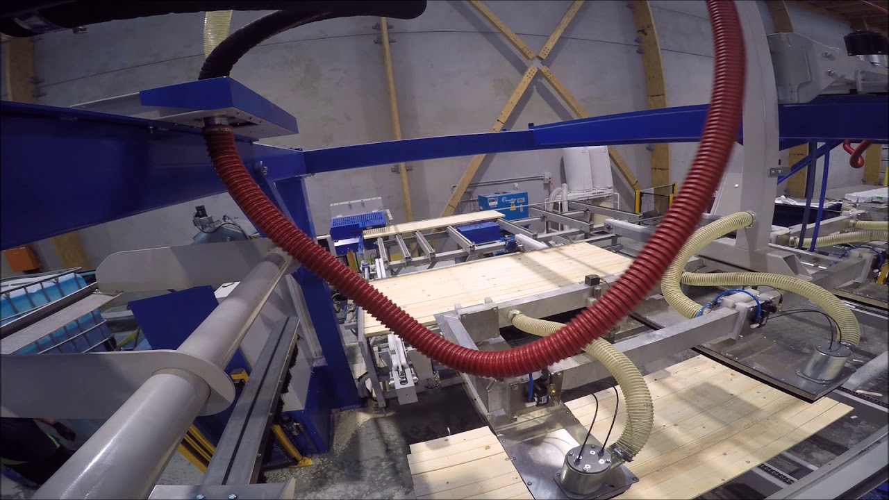 Infeed System with Vacuum Lifter & Stud Cutter
