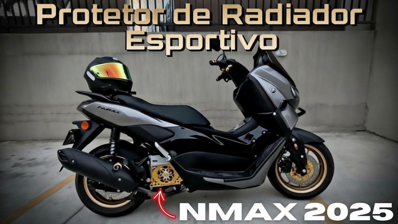 Upgrade na NMAX 2025! Instalei um Protetor de Radiador Esportivo 🔥