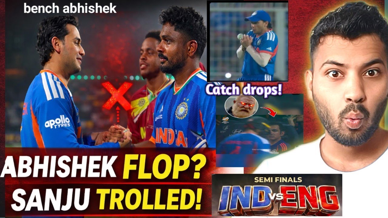Why Abhishek failed in the World Cup?,SANJU SAMSON TROLLED AGAIN,india 3rd semifinal vs England