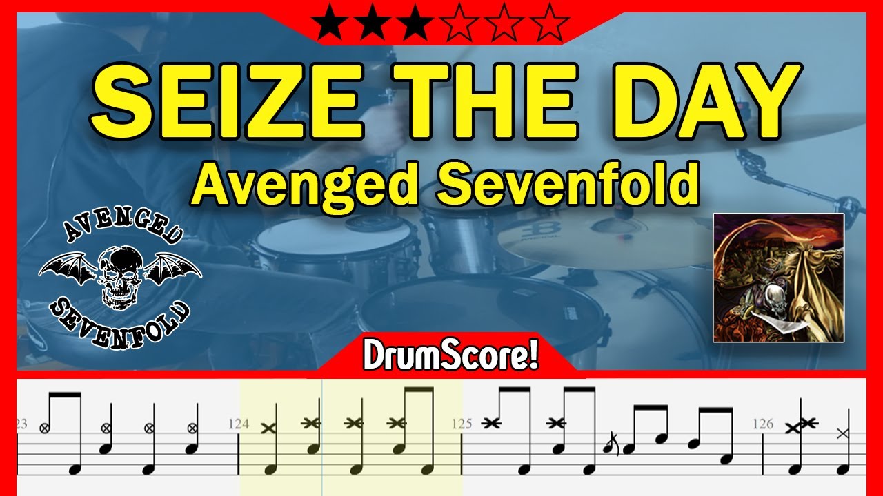 Seize The Day - Avenged Sevenfold | Sheet Music Play-Along Drum Cover