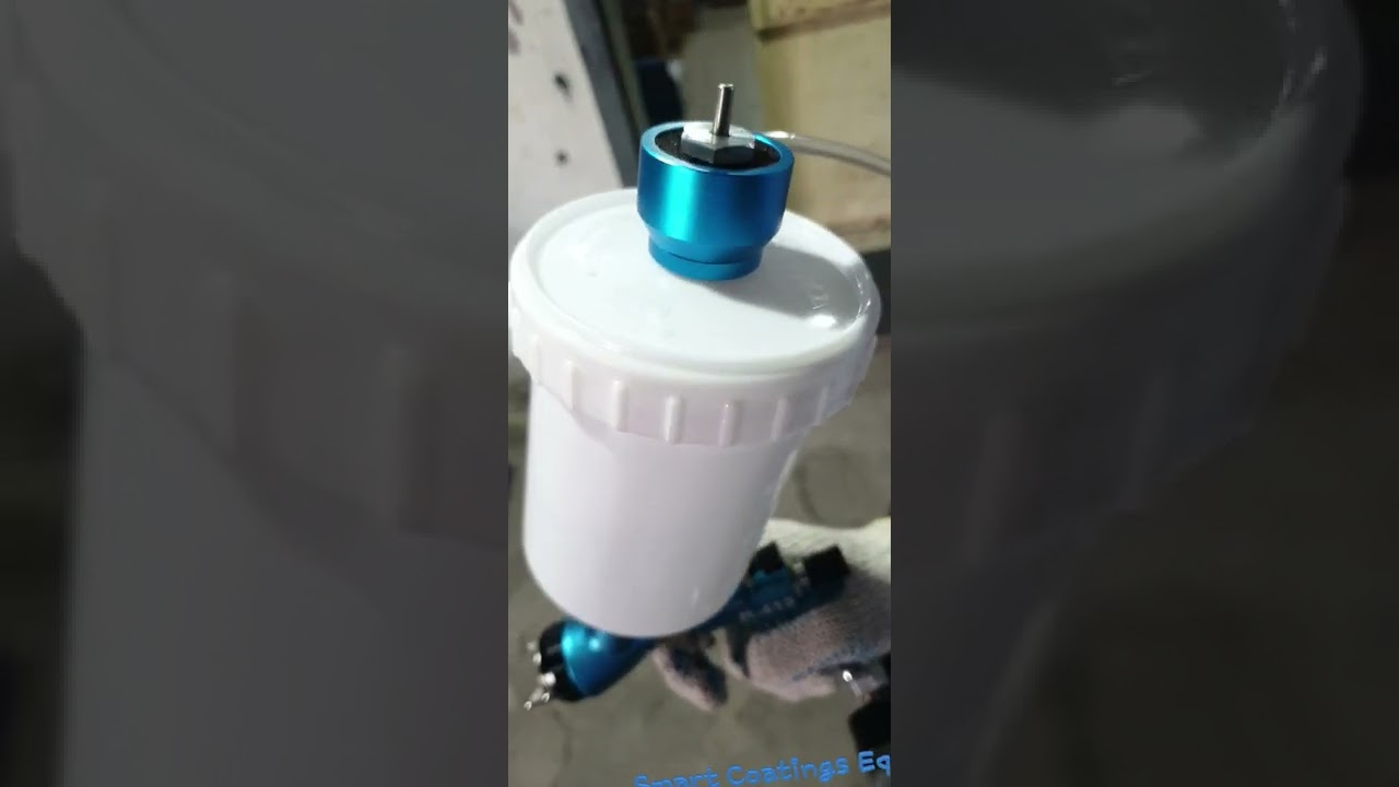 Agitated Gravity Cup Paint Spray Gun