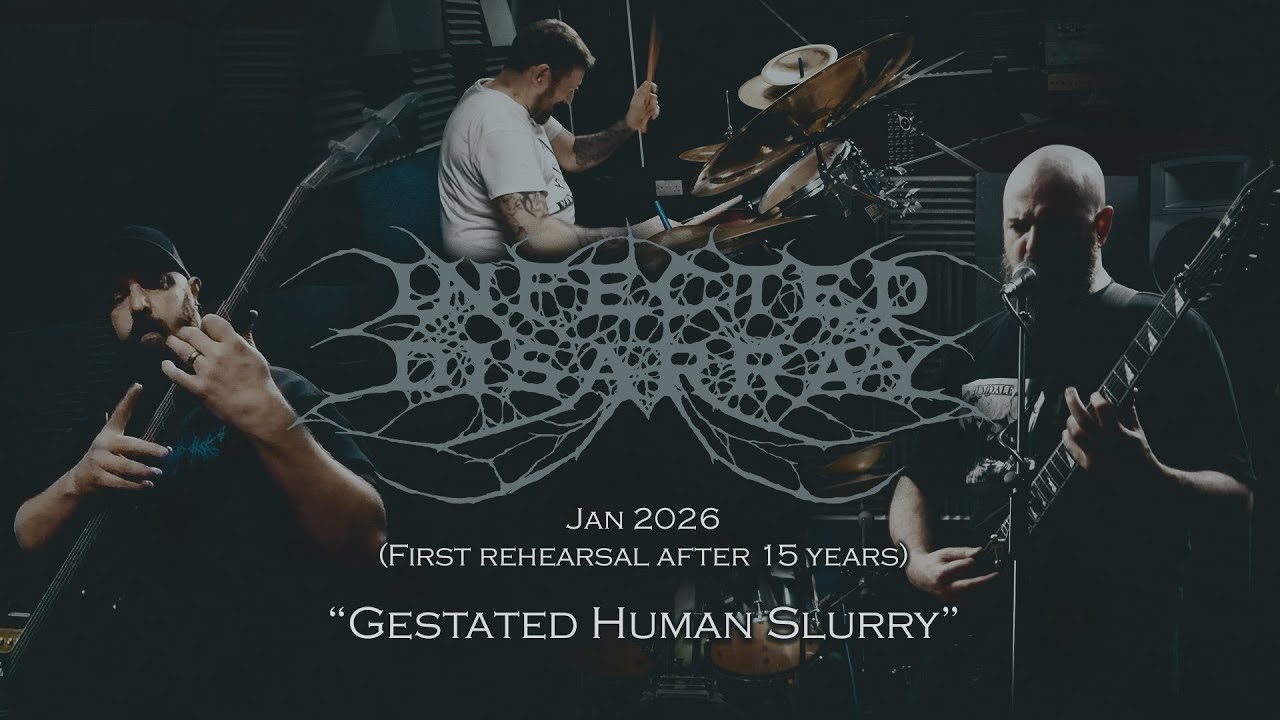 INFECTED DISARRAY - 1st rehearsal for 15 years - Gestated Human Slurry