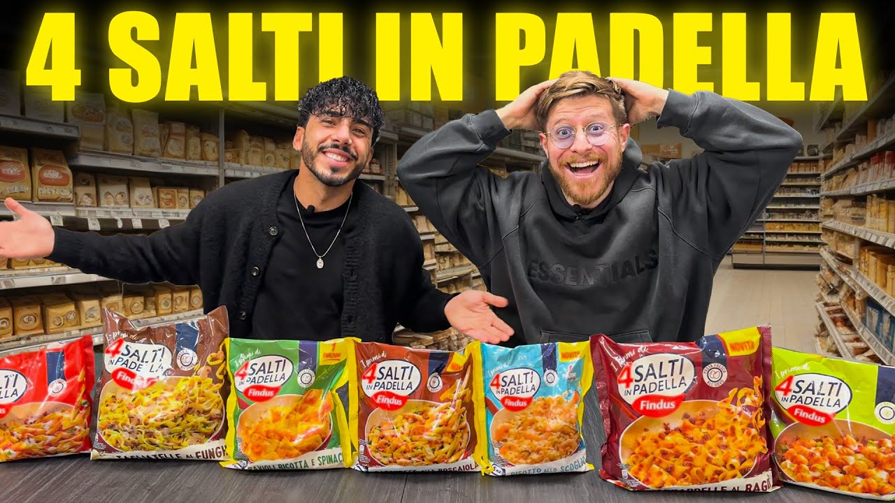 PROVIAMO TUTTI I PRIMI PIATTI ESISTENTI DI 4 SALTI IN PADELLA - ATTENZIONE NON ME LI ASPETTAVO COSÌ!