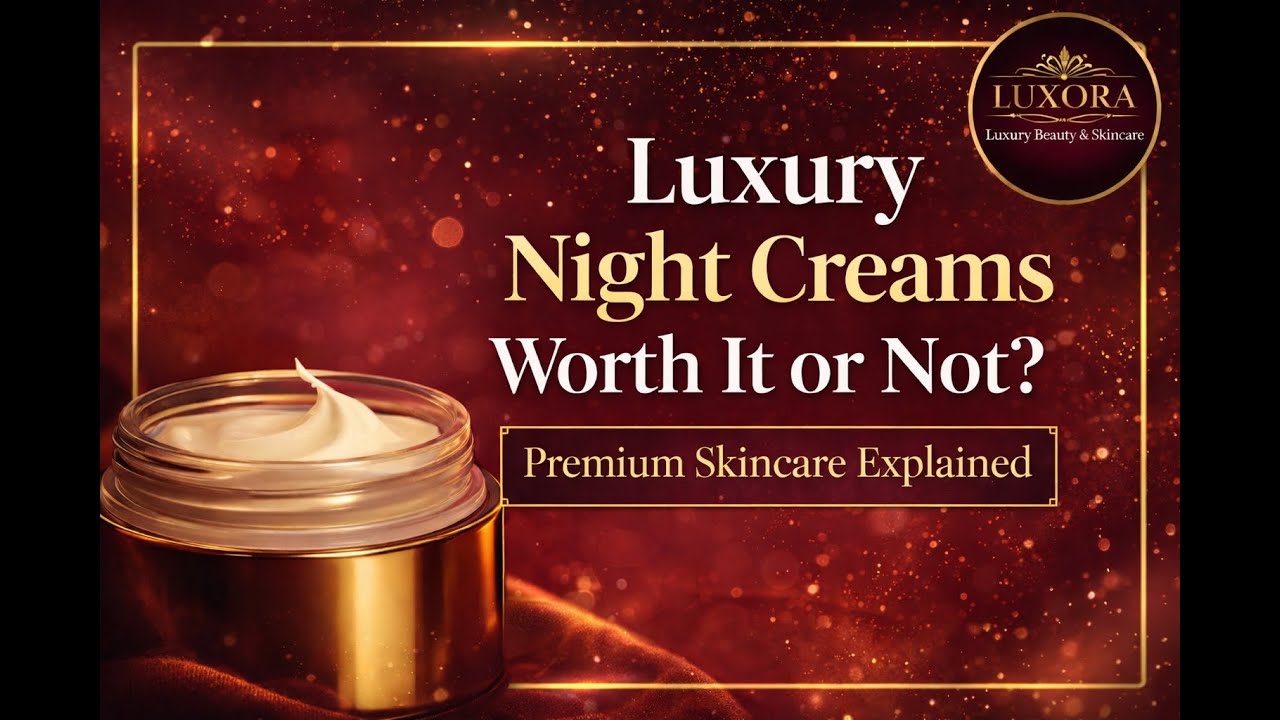 Luxury Night Creams Worth It or Not  Premium Skincare Explained #luxora #luxorame #skincare