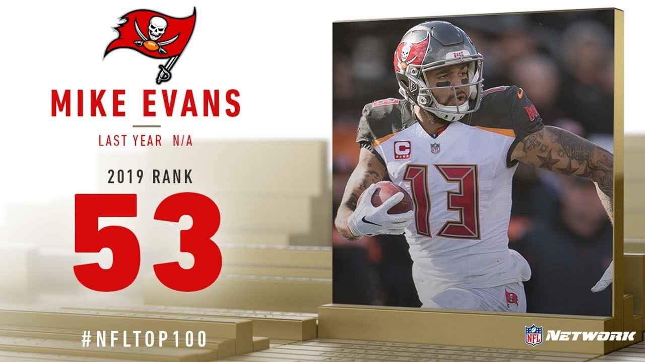 #53: Mike Evans (WR, Buccaneers) | Top 100 Players of 2019 | NFL