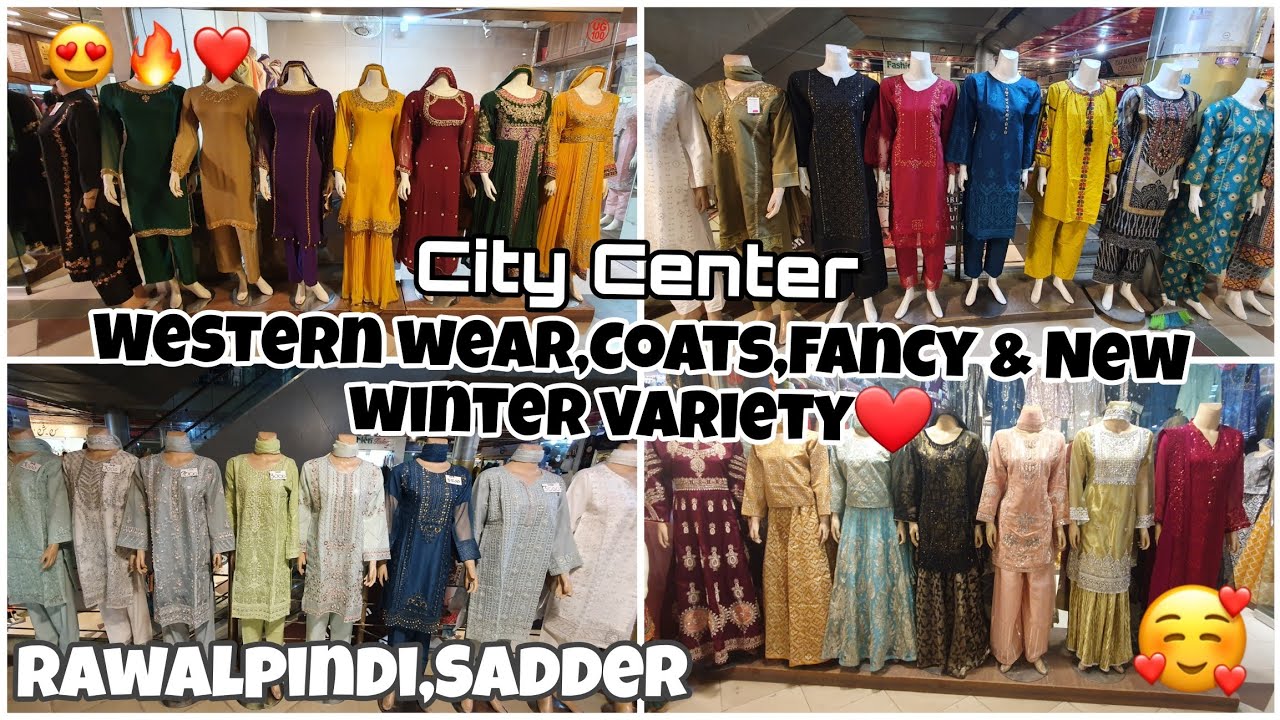 City Center Tour | Western fancy & winter variety | Rawalpindi Sadder | Ayesha's Cook and Vlog❤