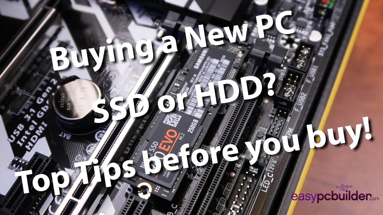 Computer SSD & HDD Explained - 5 Top Tips in 5 minutes!!  - Gaming PC